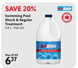 Home Hardware Swimming Pool Shock & Regular Treatment offer