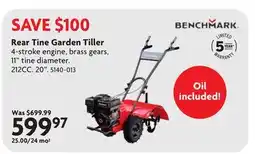 Home Hardware Rear Tine Garden Tiller offer