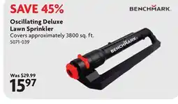 Home Hardware Oscillating Deluxe Lawn Sprinkler offer