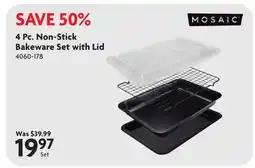 Home Hardware 4 Pc Non-Stick Bakeware Set with Lid offer