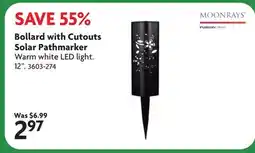Home Hardware Bollard with Cutouts Solar Pathmarker offer