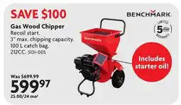 Home Hardware Gas Wood Chipper offer