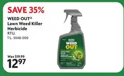 Home Hardware WEED OUT Lawn Weed Killer Herbicide offer