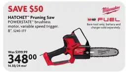 Home Hardware HATCHET Pruning Saw offer
