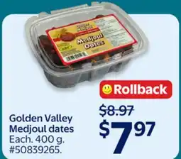 Walmart Golden Valley Medjoul dates offer