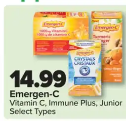 PharmaChoice Emergen-C Vitamin C, Immune Plus, Junior offer