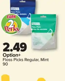 PharmaChoice Option+ Floss Picks Regular, Mint offer
