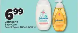 PharmaChoice Johnson's Baby Care offer