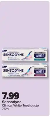 PharmaChoice Sensodyne Clinical White Toothpaste offer