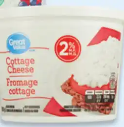 Walmart Great Value cottage cheese offer