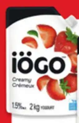 Walmart iögo Creamy yogurt offer
