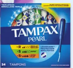 Walmart Tampax Tampons offer