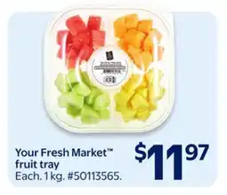 Walmart Your Fresh Market fruit tray offer
