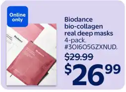 Walmart Biodance bio-collagen real deep masks offer
