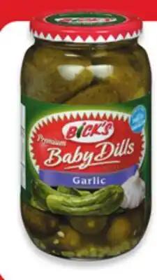 Walmart Bick's pickles 1L or Kraft Miracle Whip 890 mL offer