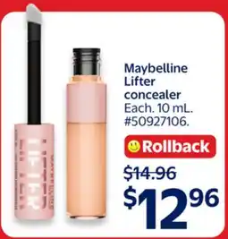 Walmart Maybelline Lifter Concealer offer
