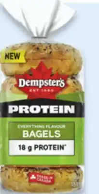 Walmart Dempster's protein bread or bagels offer