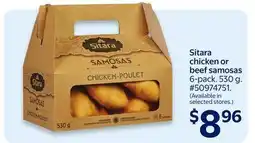 Walmart Sitara chicken or beef samosas offer