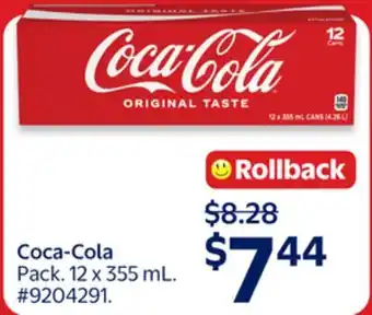 Walmart Coca-Cola pop offer