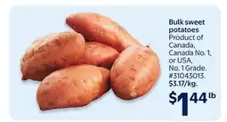 Walmart Bulk sweet potatoes offer