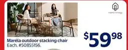 Walmart Maréla outdoor stacking chair offer