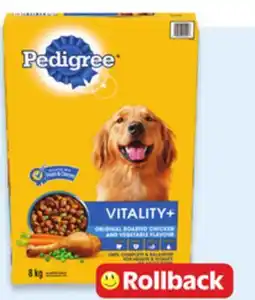 Walmart Pedigree dry dog food Pack offer