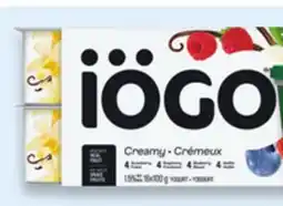 Walmart iögo 16 x 100 g yogurt offer
