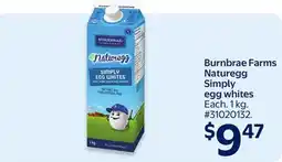 Walmart Burnbrae Farms Naturegg Simply egg whites offer