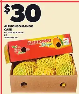 Loblaws ALPHONSO MANGO CASE, 6'S offer
