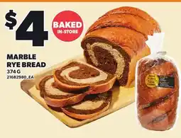 Loblaws MARBLE RYE BREAD offer