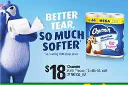 Loblaws CHARMIN BATH TISSUE, 12=48 ROLL offer