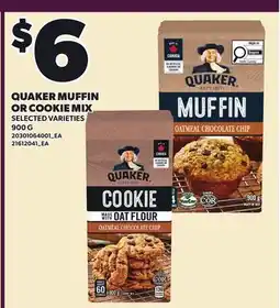 Loblaws QUAKER MUFFIN OR COOKIE MIX offer