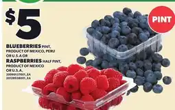 Loblaws BLUEBERRIES PINT offer