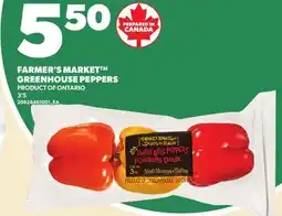 Loblaws FARMER'S MARKET GREENHOUSE PEPPERS, 3'S offer