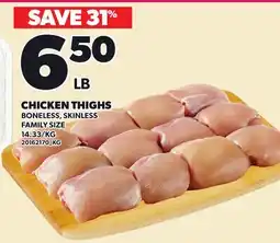 Loblaws CHICKEN THIGHS offer