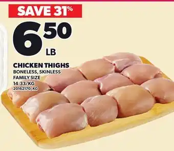 Loblaws CHICKEN THIGHS offer