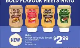 Loblaws HEINZ MAYONNAISE-STYLE SAUCES offer