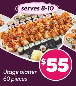 Loblaws UTAGE PLATTER, 60 PIECES offer