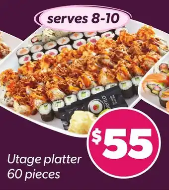 Loblaws UTAGE PLATTER, 60 PIECES offer