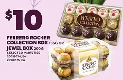 Loblaws FERRERO ROCHER COLLECTION BOX, 156 G OR JEWEL BOX, 200 G offer