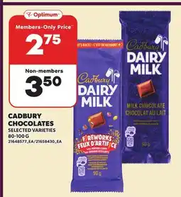 Loblaws CADBURY CHOCOLATES offer