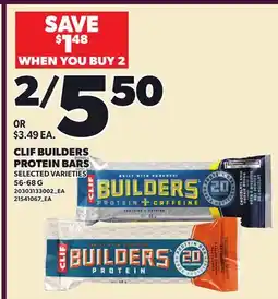 Loblaws CLIF BUILDERS PROTEIN BARS offer