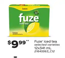 Loblaws FUZE ICED TEA offer