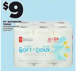 Independent Grocer PC BATHROOM TISSUE, 12=24 ROLLS offer