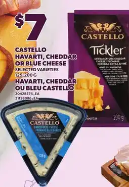 Independent Grocer CASTELLO HAVARTI, CHEDDAR OR BLUE CHEESE offer