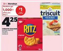 Independent Grocer CHRISTIE CRACKERS offer