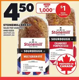 Independent Grocer STONEMILL BREAD offer
