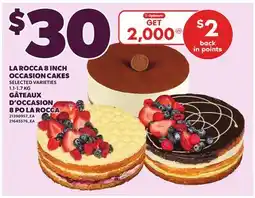 Independent Grocer LA ROCCA 8 INCH OCCASION CAKES offer