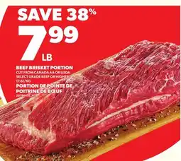 Independent Grocer BEEF BRISKET PORTION offer