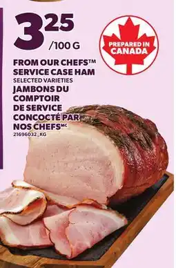 Independent Grocer FROM OUR CHEFS SERVICE CASE HAM offer